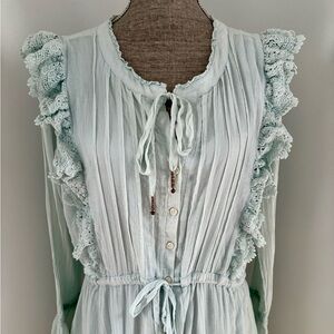 Free People Endless Summer Making Memories Dress Seafoam Medium